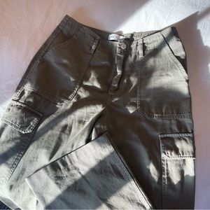 Zara Cargo Pants Green